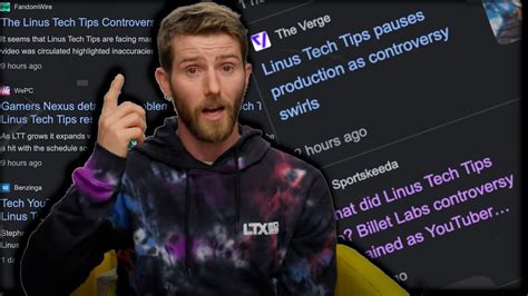 twitter linus tech tips|linus tech tips controversy.